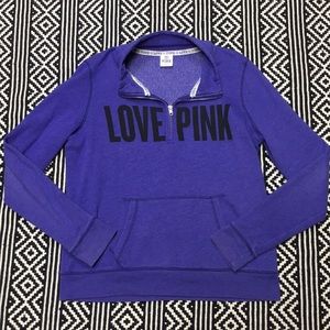VS Pink Quarter ZIP